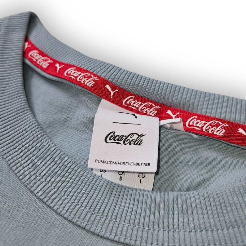 PUMA X COCA COLA LIMITED EDITION GRAPHIC SHORT SLEEVE T-SHIRT SIZE LARGE - Picture 3 of 3